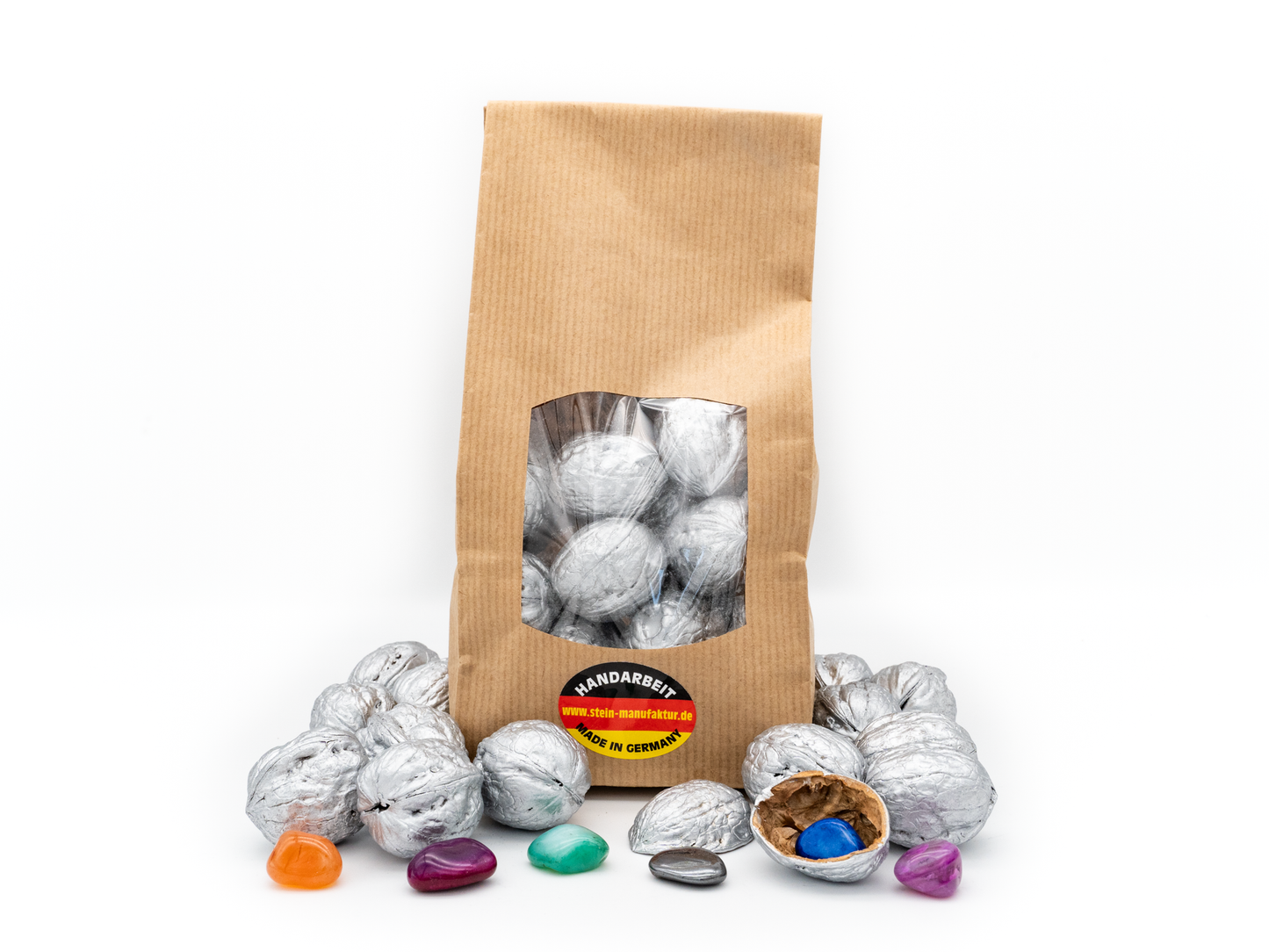 30 Überraschungsnüsse Silber